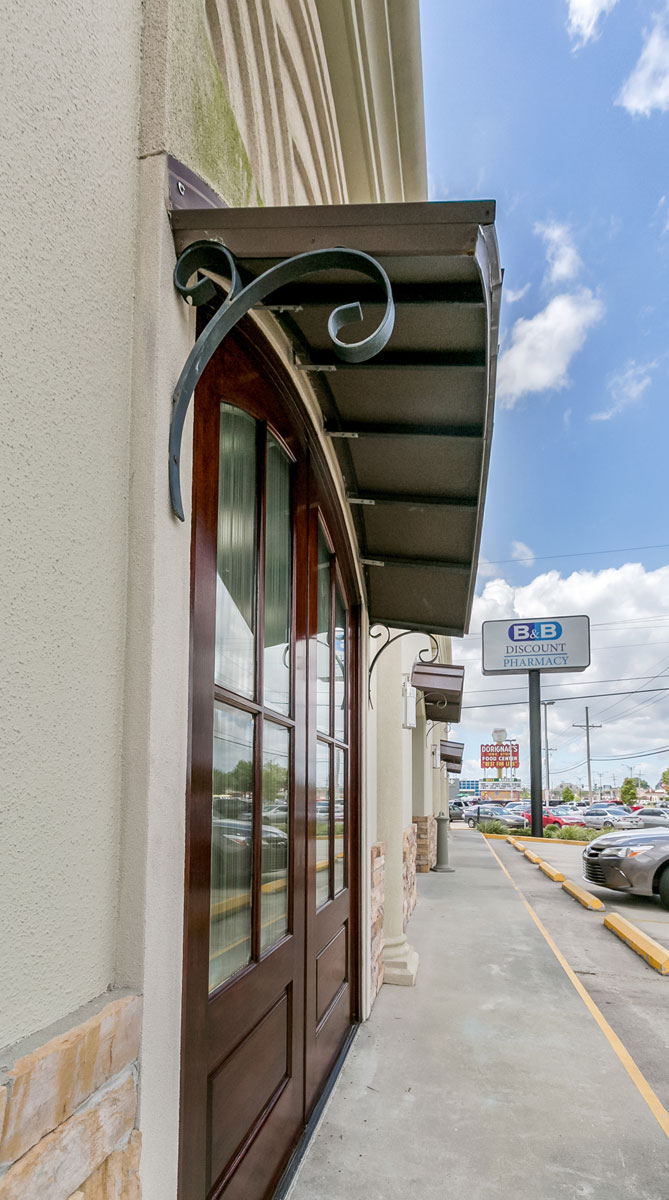 Permanent Awnings Made from Copper